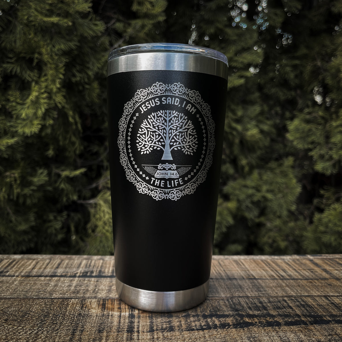 Ron Jon Yeti White 20 oz Tumbler