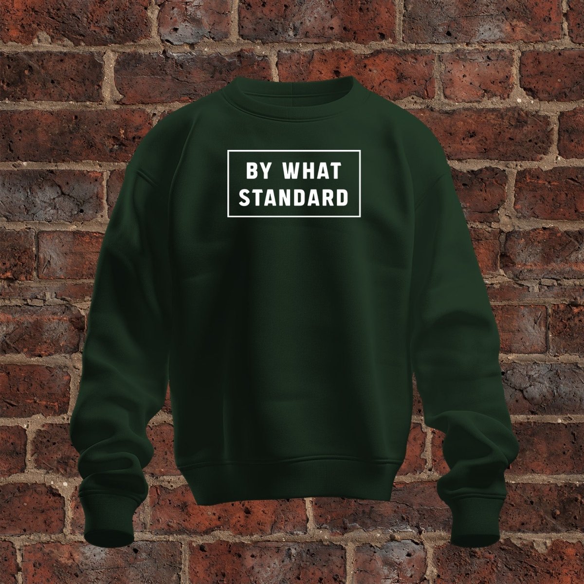 crewneck sweatshirt - By What Standard - Sweatshirt - The Reformed Sage - #reformed# - #reformed_gifts# - #christian_gifts#