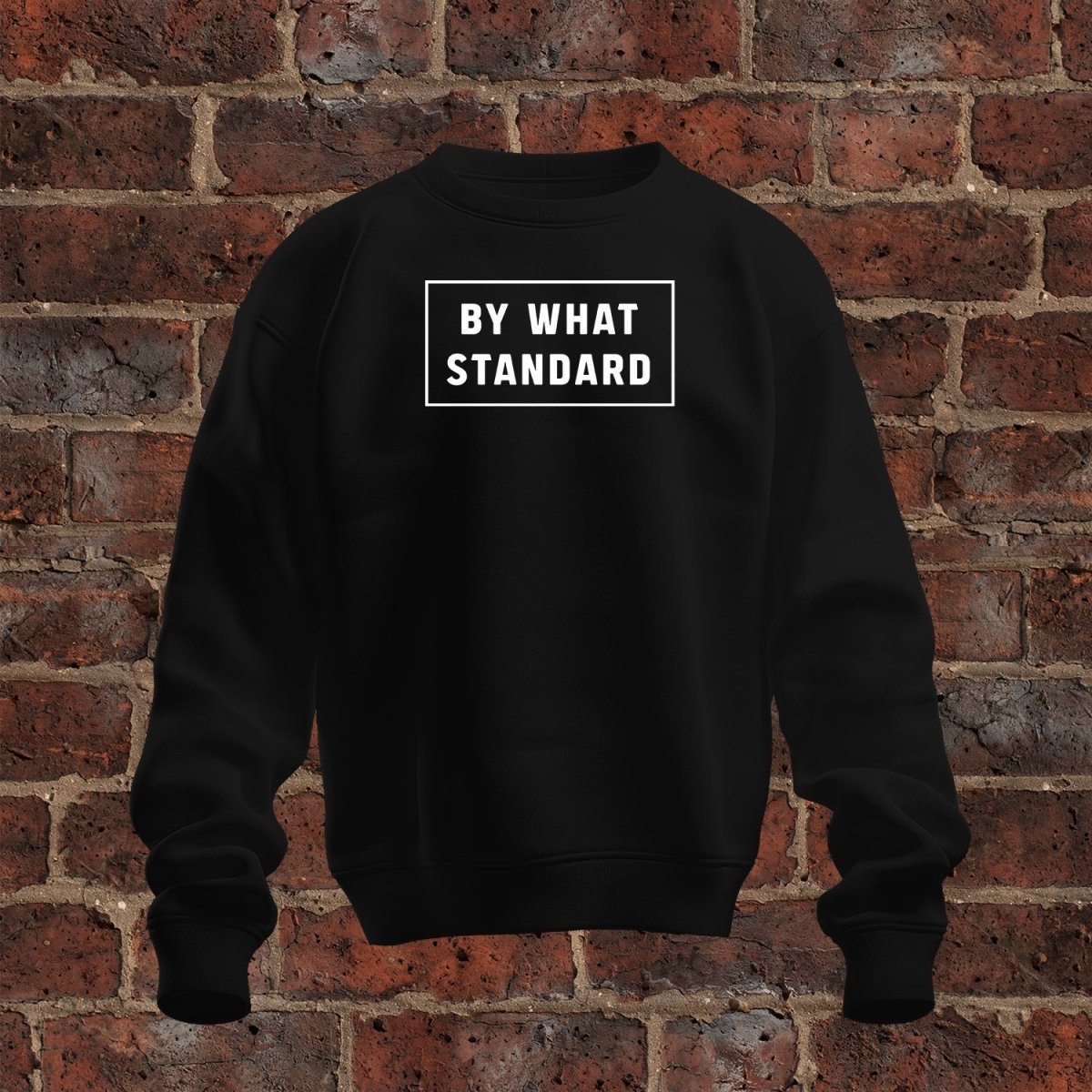 crewneck sweatshirt - By What Standard - Sweatshirt - The Reformed Sage - #reformed# - #reformed_gifts# - #christian_gifts#