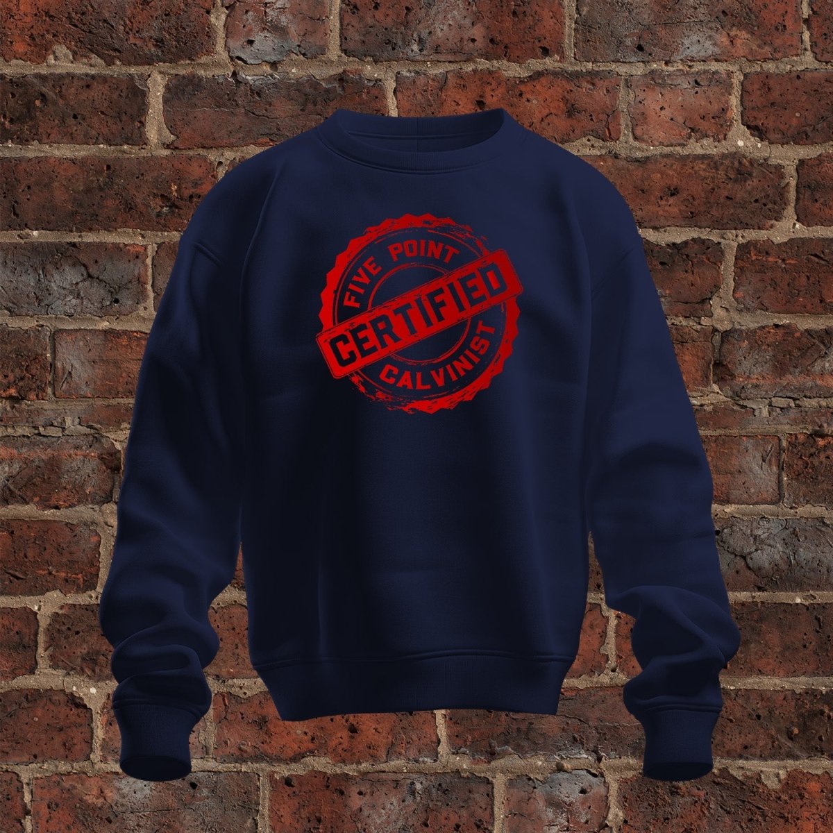 crewneck sweatshirt - Certified - Sweatshirt - The Reformed Sage - #reformed# - #reformed_gifts# - #christian_gifts#