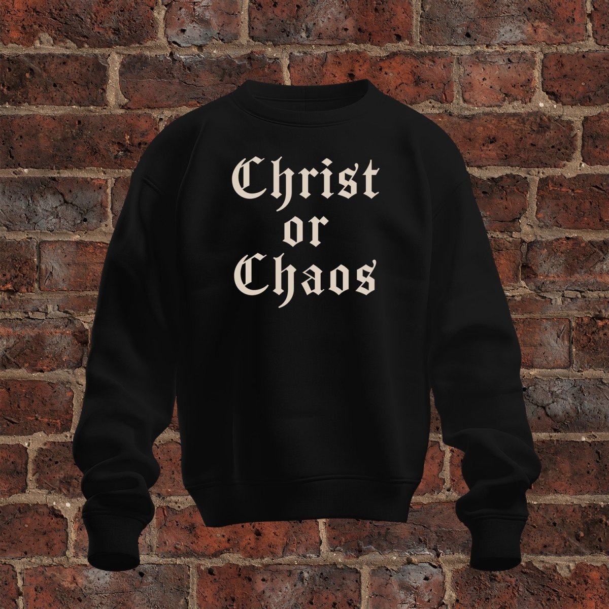 crewneck sweatshirt - Christ or Chaos - Sweatshirt - The Reformed Sage - #reformed# - #reformed_gifts# - #christian_gifts#