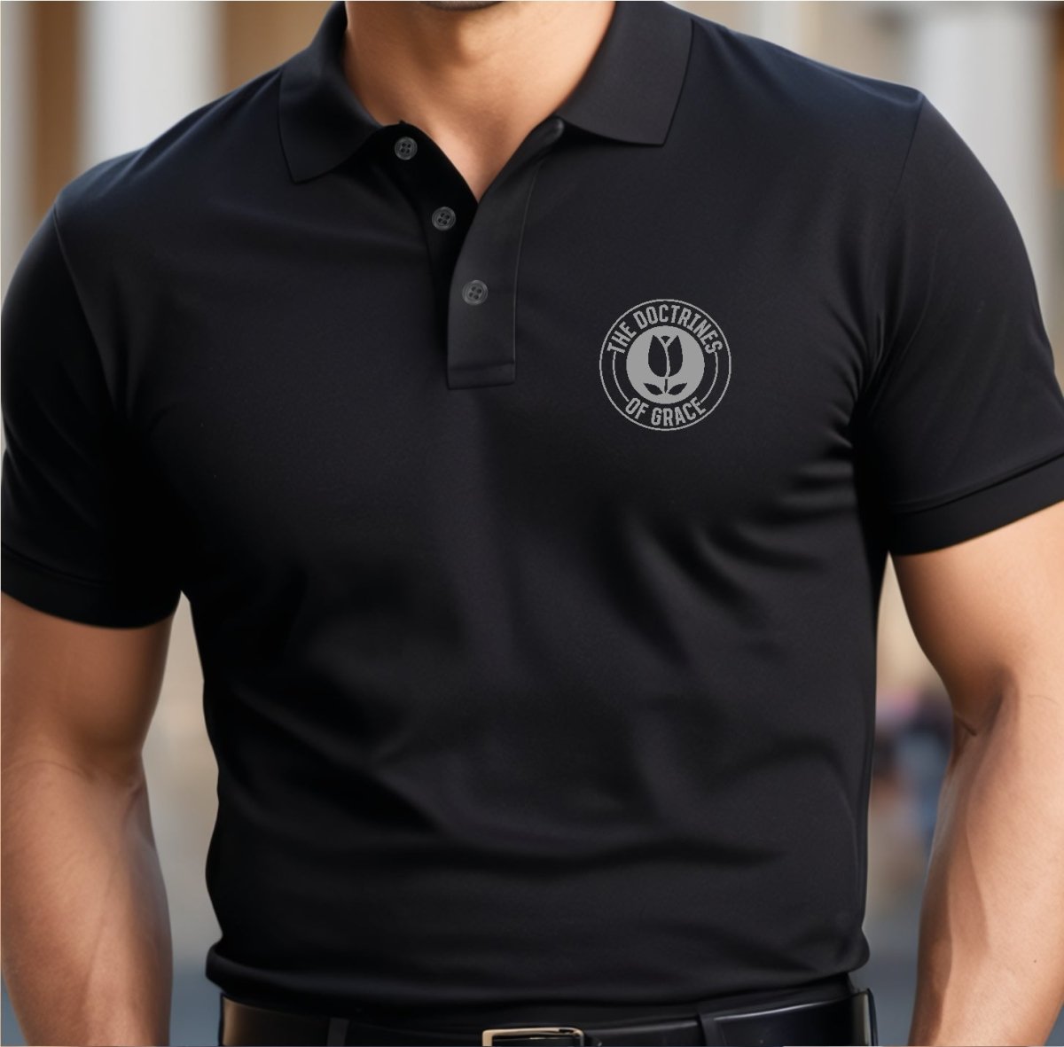 MPolo - DoG Redux - Men's Polo - The Reformed Sage - #reformed# - #reformed_gifts# - #christian_gifts#