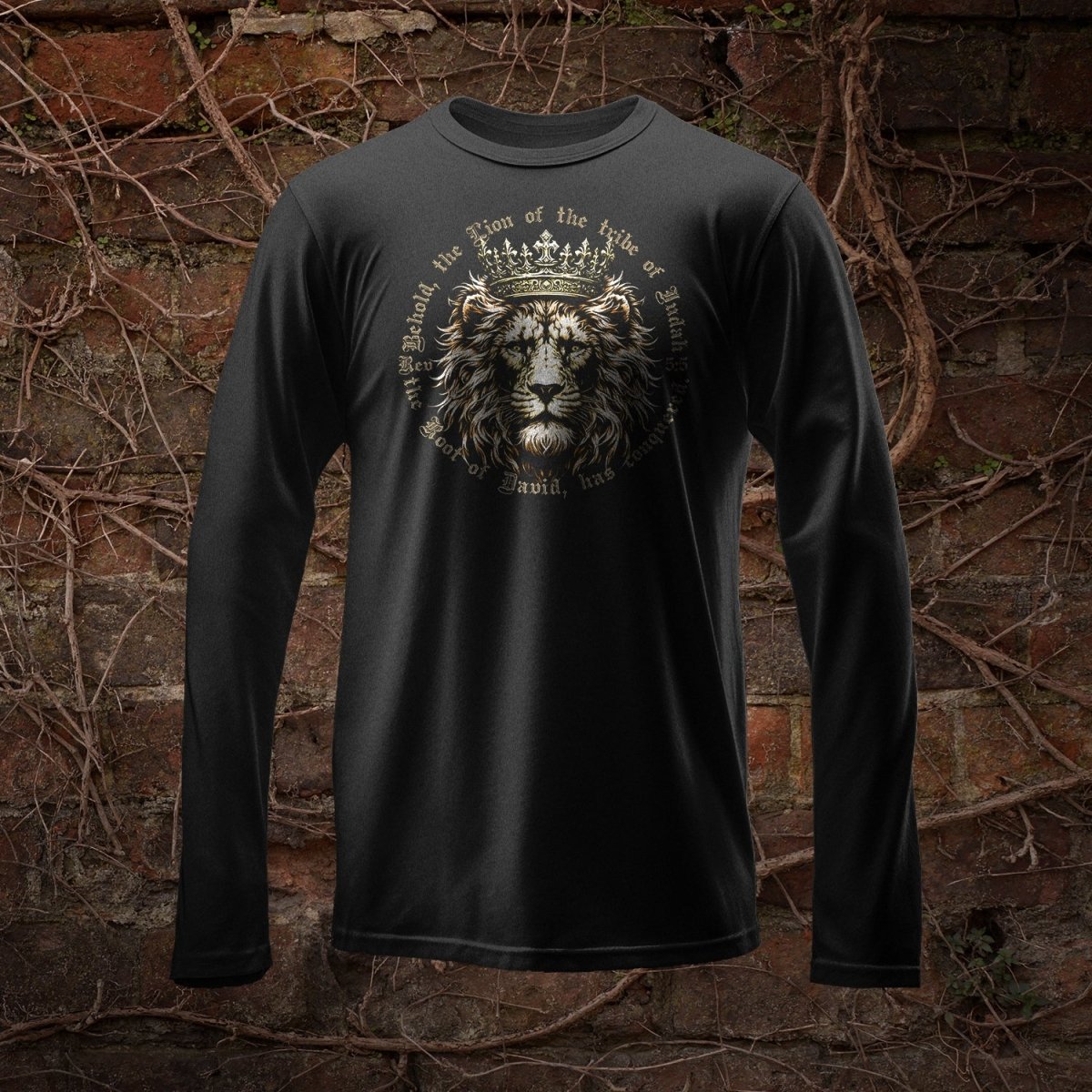 LS - Lion of Judah - Long Sleeve Tee - The Reformed Sage - #reformed# - #reformed_gifts# - #christian_gifts#