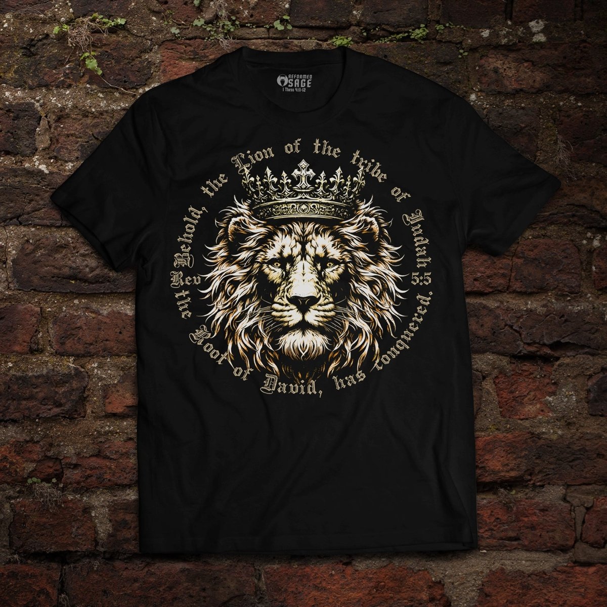 Shirt - Lion of Judah - Tee - The Reformed Sage - #reformed# - #reformed_gifts# - #christian_gifts#