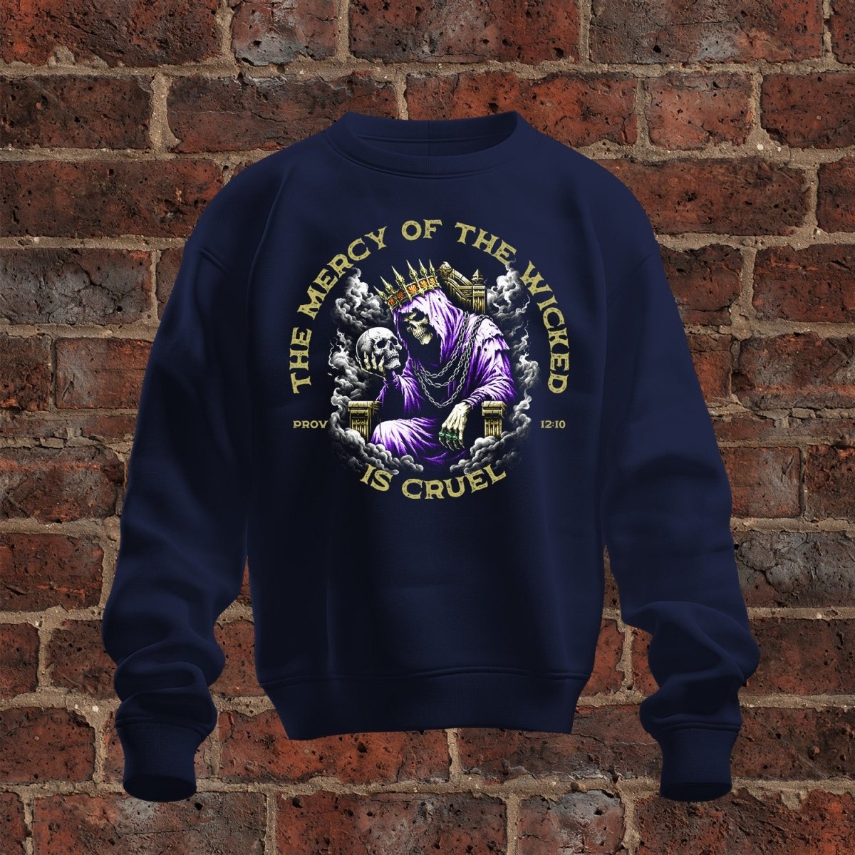 crewneck sweatshirt - Mercy of the Wicked - Sweatshirt - The Reformed Sage - #reformed# - #reformed_gifts# - #christian_gifts#