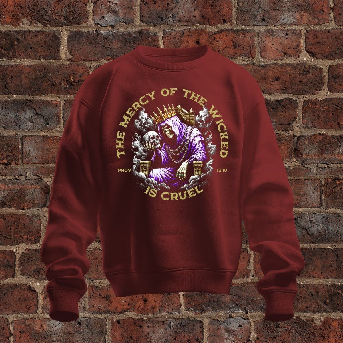 crewneck sweatshirt - Mercy of the Wicked - Sweatshirt - The Reformed Sage - #reformed# - #reformed_gifts# - #christian_gifts#