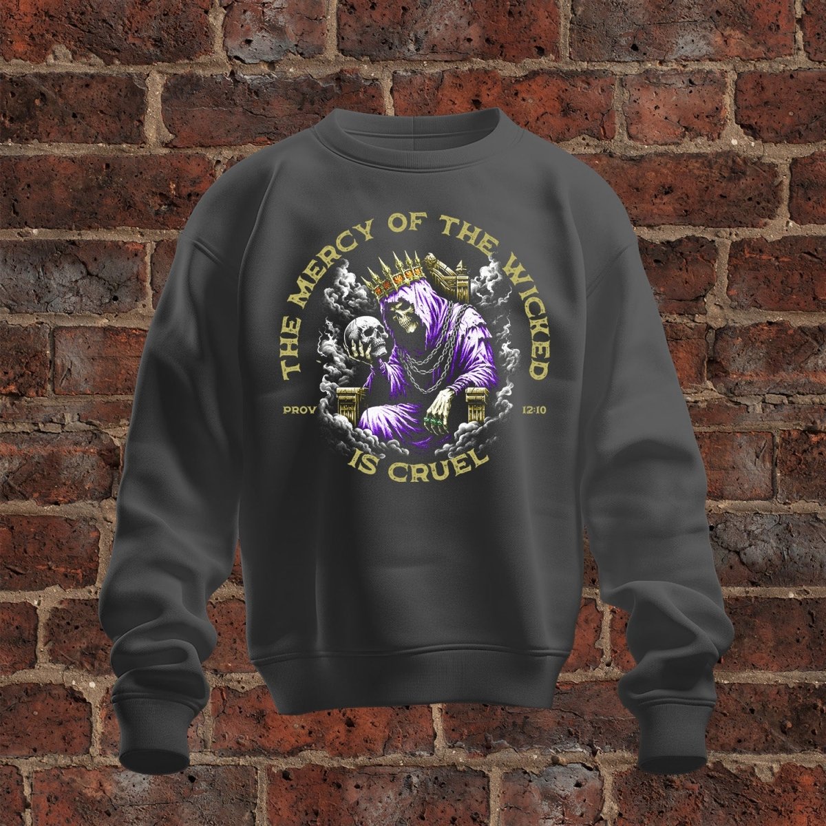 crewneck sweatshirt - Mercy of the Wicked - Sweatshirt - The Reformed Sage - #reformed# - #reformed_gifts# - #christian_gifts#