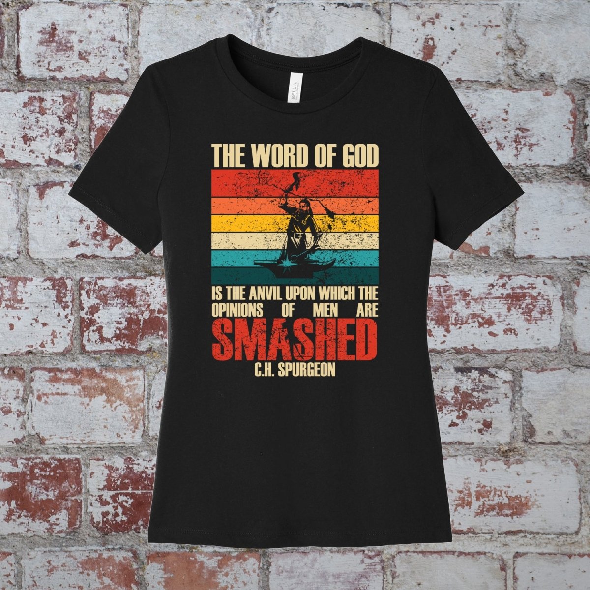 wshirt - Smashed - Womens Tee - The Reformed Sage - #reformed# - #reformed_gifts# - #christian_gifts#