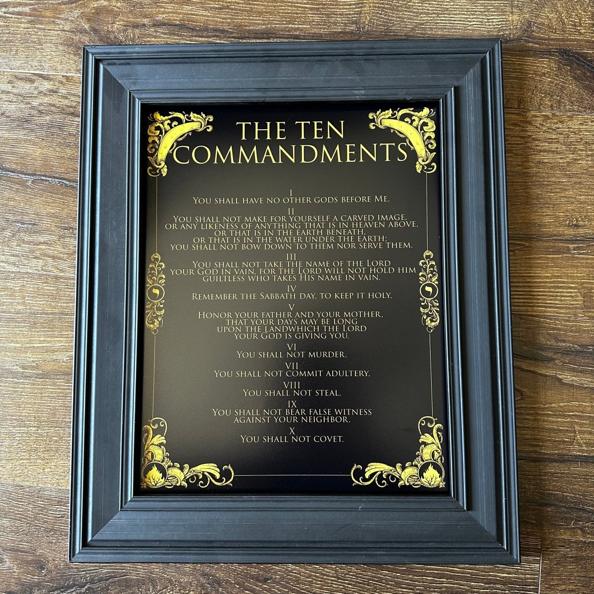 Printed Art - Ten Commandments - Wall Art - The Reformed Sage - #reformed# - #reformed_gifts# - #christian_gifts#