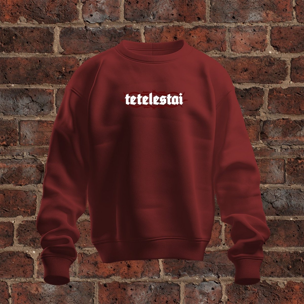 crewneck sweatshirt - Tetelestai - Sweatshirt - The Reformed Sage - #reformed# - #reformed_gifts# - #christian_gifts#