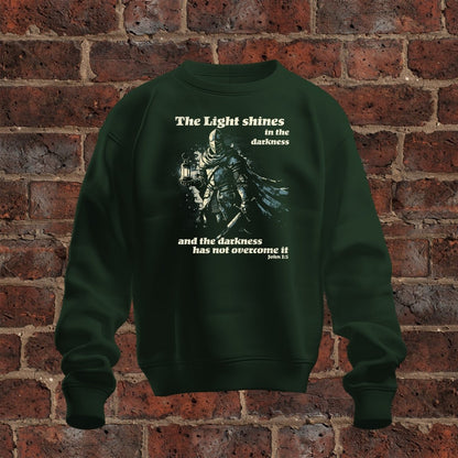 crewneck sweatshirt - The Light - Sweatshirt - The Reformed Sage - #reformed# - #reformed_gifts# - #christian_gifts#