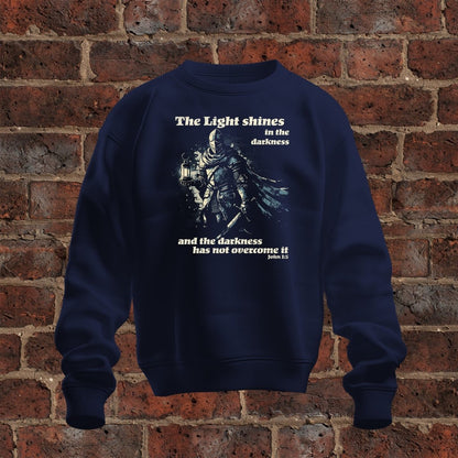 crewneck sweatshirt - The Light - Sweatshirt - The Reformed Sage - #reformed# - #reformed_gifts# - #christian_gifts#