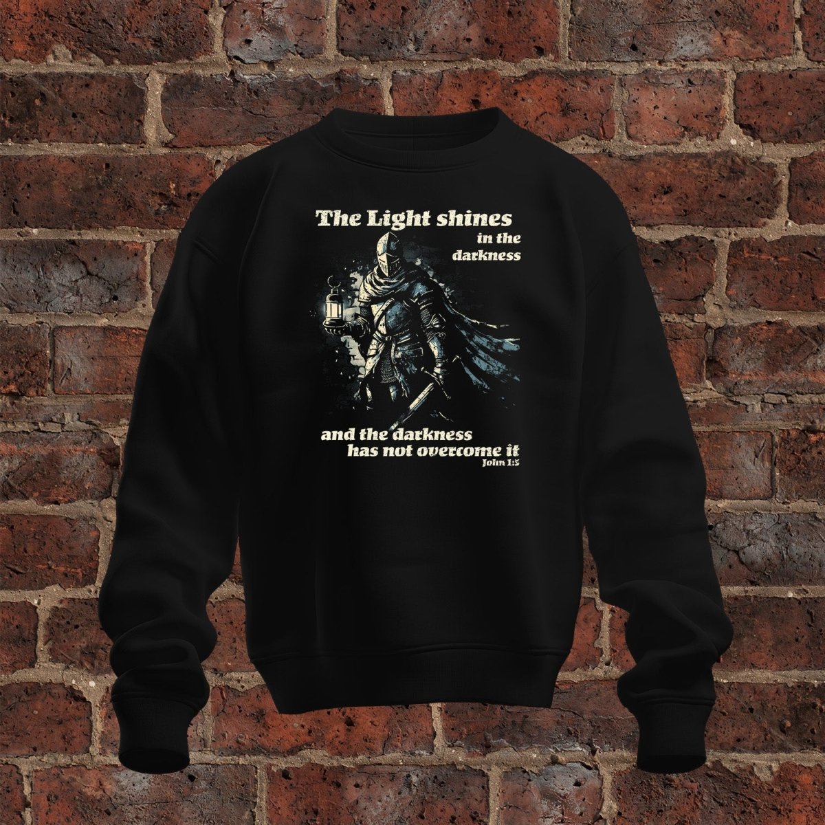 crewneck sweatshirt - The Light - Sweatshirt - The Reformed Sage - #reformed# - #reformed_gifts# - #christian_gifts#