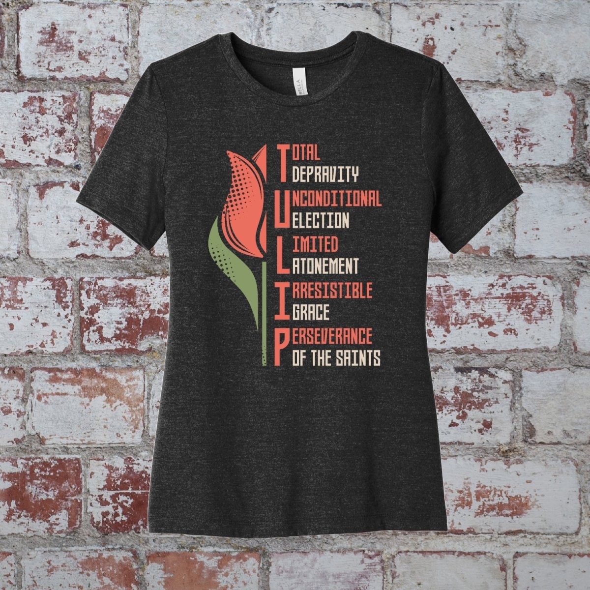 wshirt - TULIP - Womens Tee - The Reformed Sage - #reformed# - #reformed_gifts# - #christian_gifts#