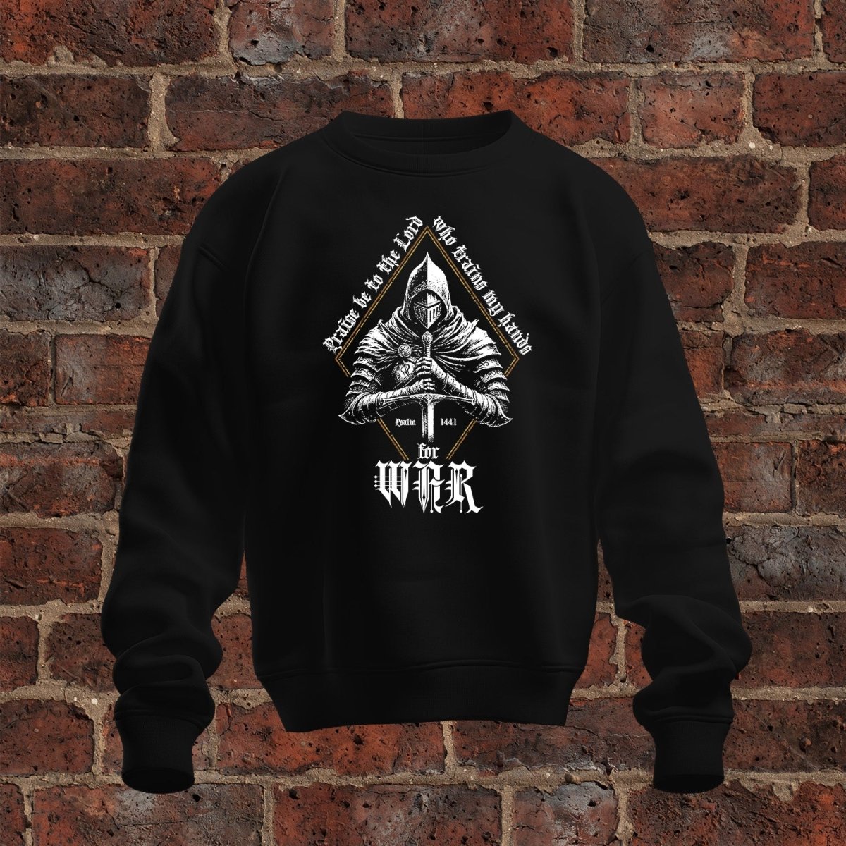 crewneck sweatshirt - War - Sweatshirt - The Reformed Sage - #reformed# - #reformed_gifts# - #christian_gifts#