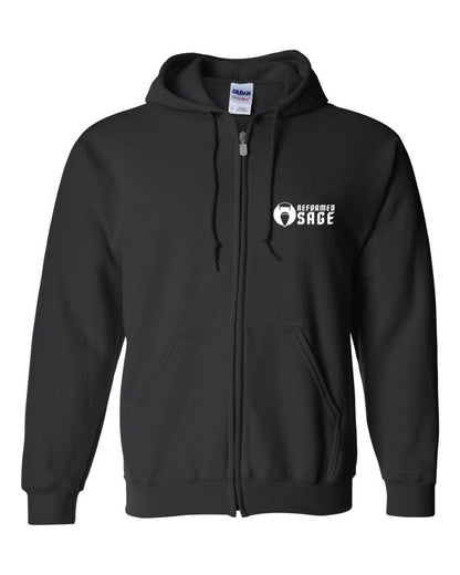 Zip up hoodie - Forfeit - Zip Hoodie - The Reformed Sage - #reformed# - #reformed_gifts# - #christian_gifts#