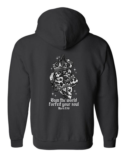 Zip up hoodie - Forfeit - Zip Hoodie - The Reformed Sage - #reformed# - #reformed_gifts# - #christian_gifts#