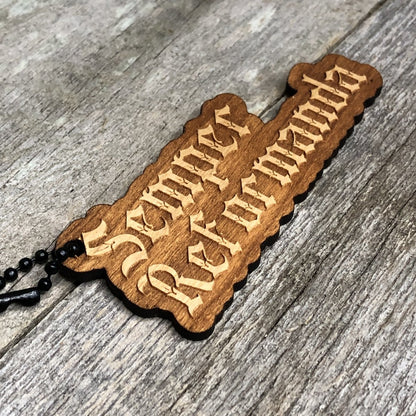 Keyring - Semper Reformanda - Keychain - The Reformed Sage - #reformed# - #reformed_gifts# - #christian_gifts#